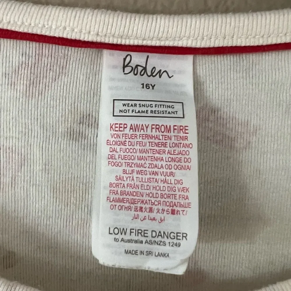 Boden Dog Print Pajama Top